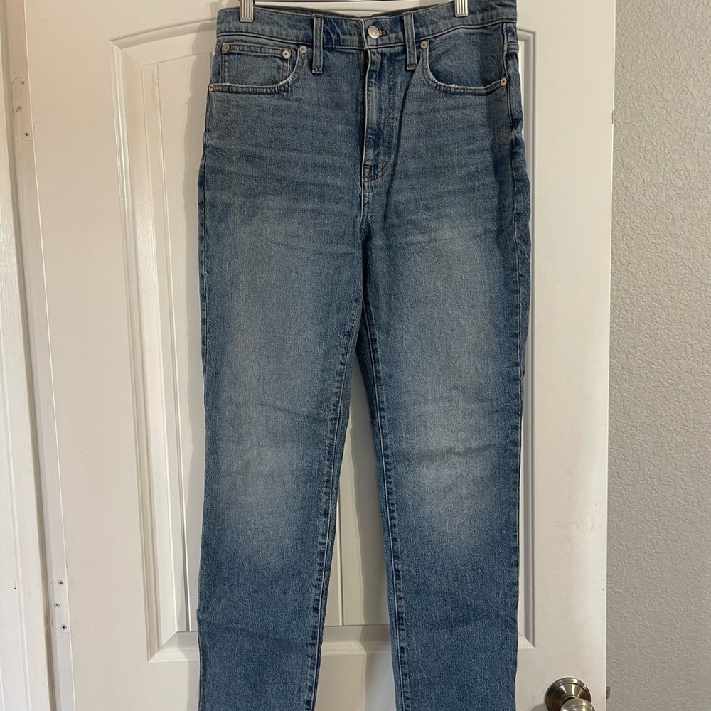 Madewell slim high rise jeans
